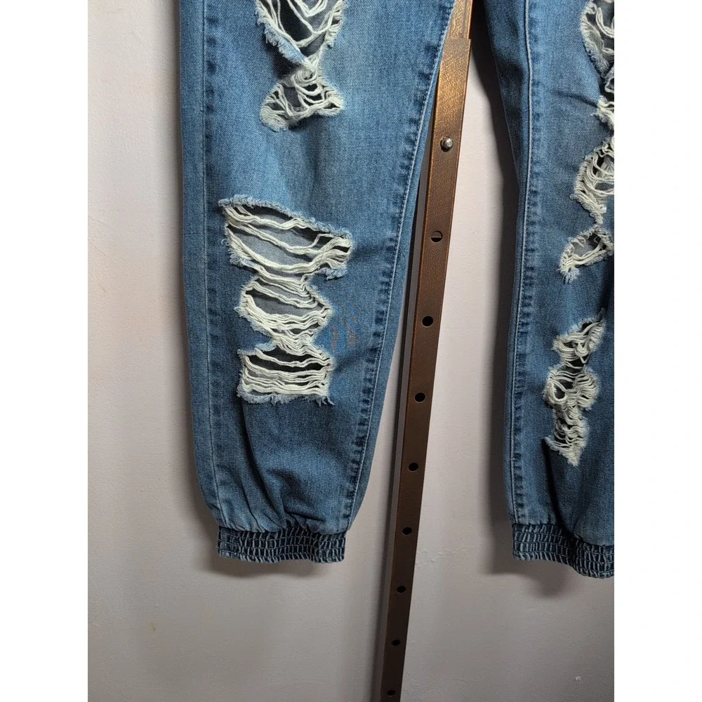 91 Cotton On Size 6 Denim Jogger Blue Denim Joggers‎